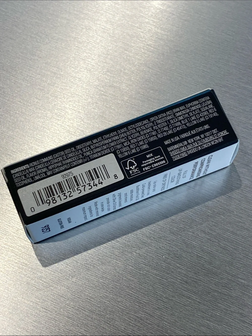 bareMinerals Mineralist Hydra-Smoothing Lipstick in Willpower NIB .12 oz